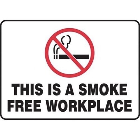 Accuform Safety Sign NO SMOKING EATING OR MSMK408XL MSMK408XL
